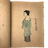 Traditional Chinese Medicine: Fantastic c. Early 20th C. Notebook Full of Illustrative Drawings (Copy)