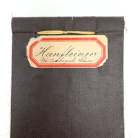 Subtle But Beautiful Antique German Hanfleinen (Hemp Linen) Sample Book in