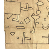 Striking c. 2nd Quarter 20th Century Kuba (Bushong) Rafia Skirt Panel with Applique