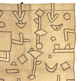 Striking c. 2nd Quarter 20th Century Kuba (Bushong) Rafia Skirt Panel with Applique