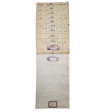 Subtle But Beautiful Antique German Hanfleinen (Hemp Linen) Sample Book in
