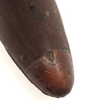 Victorian Carved Shoe with Pinprick Decoration
