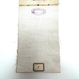 Subtle But Beautiful Antique German Hanfleinen (Hemp Linen) Sample Book in