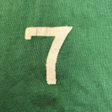 (With A Nod to Jaylen Brown) c. 1930s Green Knit Small Empire Athletic Supply Co. Basketball Jersey with Hand-Sewn No. 7