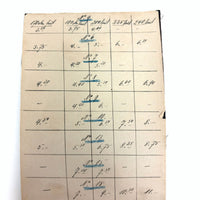 Subtle But Beautiful Antique German Hanfleinen (Hemp Linen) Sample Book in