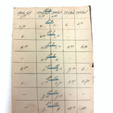 Subtle But Beautiful Antique German Hanfleinen (Hemp Linen) Sample Book in