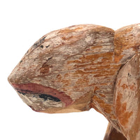 Wonderfully Aged Old Jointed Folk Art Animal