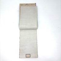 Subtle But Beautiful Antique German Hanfleinen (Hemp Linen) Sample Book in