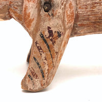 Wonderfully Aged Old Jointed Folk Art Animal