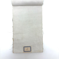 Subtle But Beautiful Antique German Hanfleinen (Hemp Linen) Sample Book in
