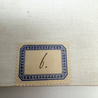 Subtle But Beautiful Antique German Hanfleinen (Hemp Linen) Sample Book in