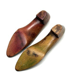 Perfect Old Pair of Carved Wooden Pumps