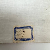 Subtle But Beautiful Antique German Hanfleinen (Hemp Linen) Sample Book in