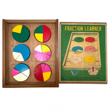 Very Satisfying Shackman Fraction Learner Set, Complete with Spinner, 1960s