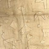 Striking c. 2nd Quarter 20th Century Kuba (Bushong) Rafia Skirt Panel with Applique