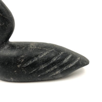 Large Inuit Carved Bird with Wonderfully Snaking Neck