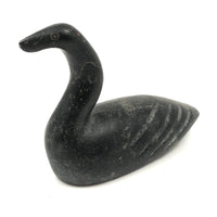 Large Inuit Carved Bird with Wonderfully Snaking Neck
