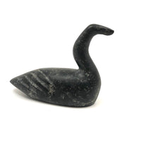 Large Inuit Carved Bird with Wonderfully Snaking Neck