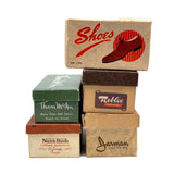 Salesman Sample Shoe and Boot Collection, with Boxes, as Found