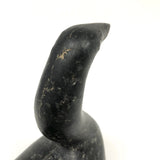 Large Inuit Carved Bird with Wonderfully Snaking Neck