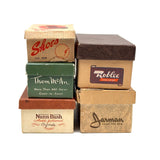 Salesman Sample Shoe and Boot Collection, with Boxes, as Found