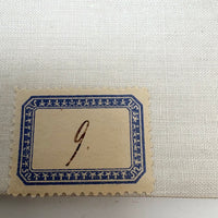 Subtle But Beautiful Antique German Hanfleinen (Hemp Linen) Sample Book in