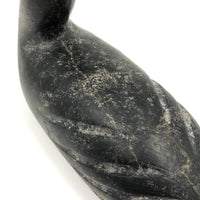 Large Inuit Carved Bird with Wonderfully Snaking Neck