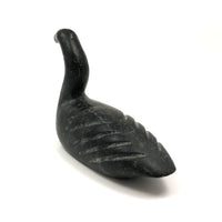 Large Inuit Carved Bird with Wonderfully Snaking Neck
