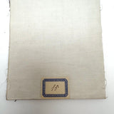 Subtle But Beautiful Antique German Hanfleinen (Hemp Linen) Sample Book in
