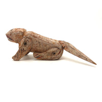Wonderfully Aged Old Jointed Folk Art Animal