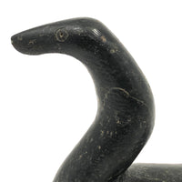 Large Inuit Carved Bird with Wonderfully Snaking Neck