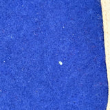 c. 1920's Wellesley White on Blue Wool Felt Banner with Applied, Gothic Style Lettering