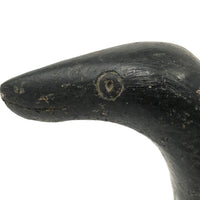 Large Inuit Carved Bird with Wonderfully Snaking Neck