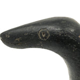 Large Inuit Carved Bird with Wonderfully Snaking Neck