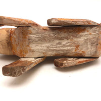 Wonderfully Aged Old Jointed Folk Art Animal