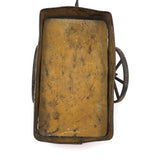 Old Handmade Tin and Wood Wagon Pull Toy with Great Color