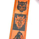 c. 1930s Halloween Party Blowers with Owl, Witch, Black Cat, etc - A Pair