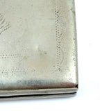 Very Sweet Georgian Silver Snuff Box with Delicately Engraved Hen