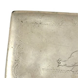 Very Sweet Georgian Silver Snuff Box with Delicately Engraved Hen