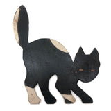 Great Black (and White) Folk Art Scare Cat