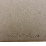 Pair of Young Brick Layers Flanking Their Work, Terrific Antique Occupational (Apprentice?) Mounted Photo