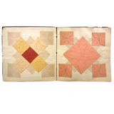 1898 Kindergarten Album,  Herman, Minnesota, Paper Folding, Paper Weaving, Yarn Drawing