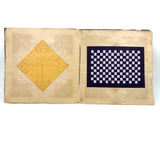 1898 Kindergarten Album,  Herman, Minnesota, Paper Folding, Paper Weaving, Yarn Drawing