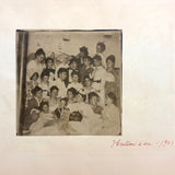 Hallowe'en 1901, Early Photo Album Mounted Paper Print Snapshot, with Jack-o-Lantern!