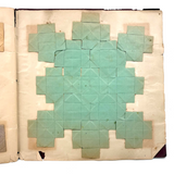 1898 Kindergarten Album,  Herman, Minnesota, Paper Folding, Paper Weaving, Yarn Drawing
