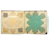 1898 Kindergarten Album,  Herman, Minnesota, Paper Folding, Paper Weaving, Yarn Drawing
