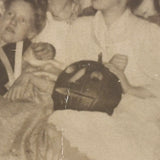 Hallowe'en 1901, Early Photo Album Mounted Paper Print Snapshot, with Jack-o-Lantern!
