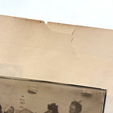 Hallowe'en 1901, Early Photo Album Mounted Paper Print Snapshot, with Jack-o-Lantern!
