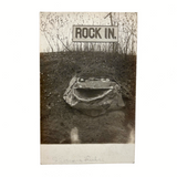 ROCK IN! 1908 Postmarked Real Photo Postcard, Branchport, NY