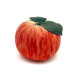 Radiant Antique Hand-painted Silk Apple Pin Cushion